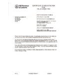 Vat Certificate